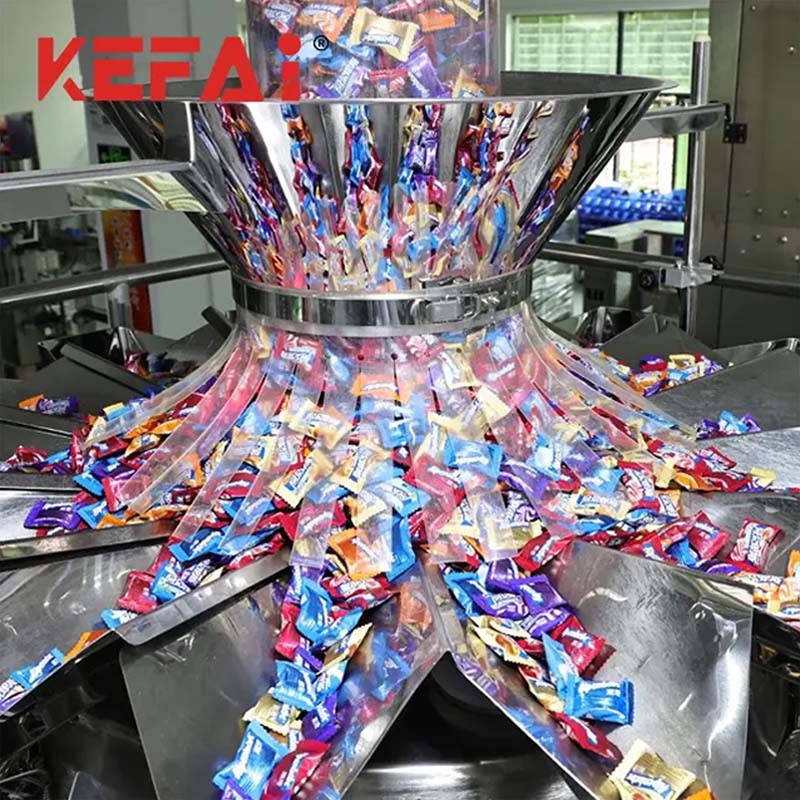 Detalji mašine za pakovanje slatkiša KEFAI 1